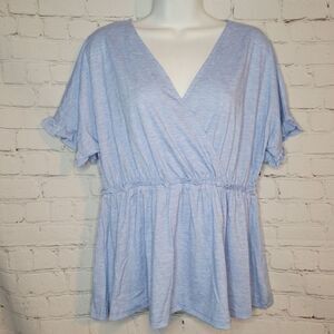 Women's Cross Front Blouse Medium